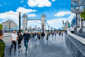 Tower Bridge & the South Bank, London, Limited Edition Print
